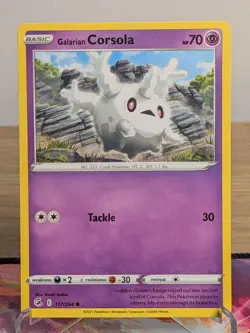 GALARIAN CORSOLA 117/264 COMMON FUSION STRIKE POKEMON NM - Image 1