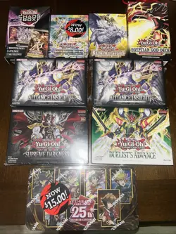 Yu-Gi-Oh! Sealed Lot – 25th Anniversary Tin, Structure Decks, Booster Boxes - Image 1