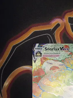 Pokemon Snorlax VMAX Secret Rare Full Art Holo 206/202 Sword & Shield Card - Image 4