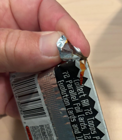 Pokemon The First Movie Topps Trading Cards Sealed Pack - Blue Logo Damaged read - Image 3