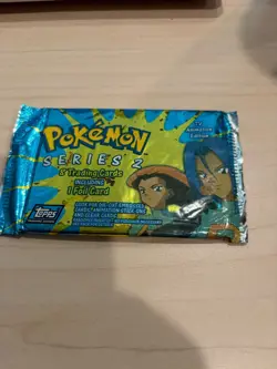 Topps Pokemon Series 2 8 Trading Cards Including 1 Foil Card Factory Sealed - Image 1