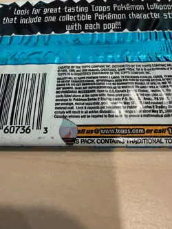 Topps Pokemon Series 2 8 Trading Cards Including 1 Foil Card Sealed but damage - Image 3