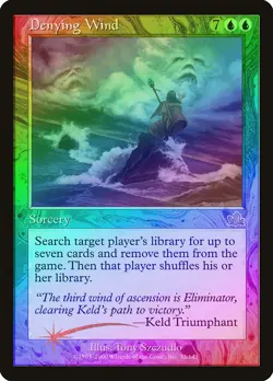 Denying Wind FOIL Prophecy PLD Blue Rare MAGIC THE GATHERING CARD ABUGames - Image 1