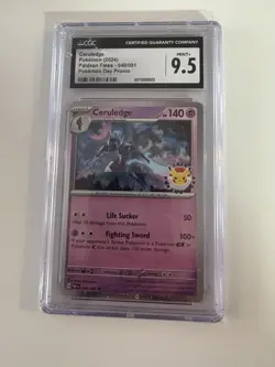 Ceruledge 040/091 Pokemon Day 2024 Paldean Fates Promo Card CGC 9.5 - Image 1