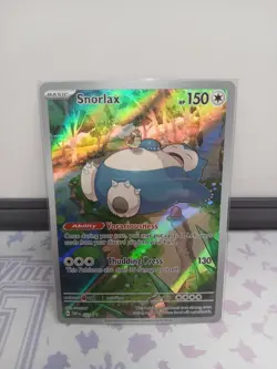 Pokemon TCG Snorlax Scarlet & Violet 151 ETB Promo Card #051 - Image 1
