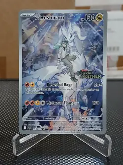 Pokemon N's Reshiram 167/159 Stamped Promo Journey Together Pokemon Card NM - Image 1
