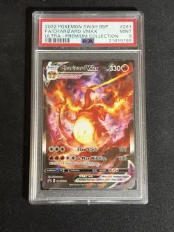 Charizard VMAX #SWSH261 Black Star Promo Holo Pokemon Card TCG PSA 9 - Image 1