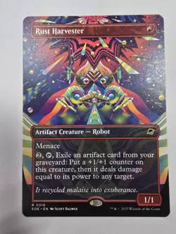 Rust Harvester (Borderless) Edge of Eternities Regular Magic The Gathering Mtg - Image 1