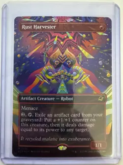 Rust Harvester #0310 Borderless FOIL Edge of Eternities NM ENG MTG - Image 1