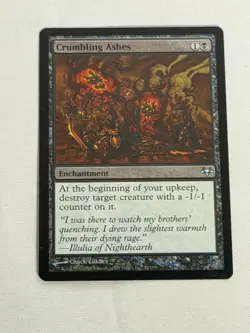 MTG FOIL Crumbling Ashes Eventide Magic the Gathering - Image 1
