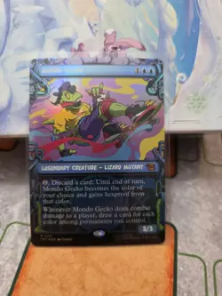 Mondo Gecko - Foil - Showcase Teenage Mutant Ninja Turtles MTG - Image 1