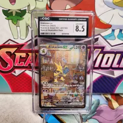 CGC 8.5 Alakazam ex 201/165 SIR - 151 English - Pokemon TCG - SHIPS FAST - Image 1