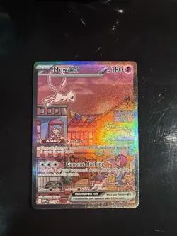 Pokemon 2023 Mew EX 053 SV 151 Black Star Promo Holo Card SVP - Image 1