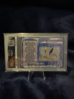 2000 Topps Pokemon the Movie 2000 Ash Is Chosen! Foil PSA 7 - Image 2