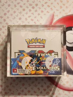 Pokemon TCG XY Evolutions Booster Box Factory Sealed 36 Packs 2016 w/ Acrylic!!! - Image 1