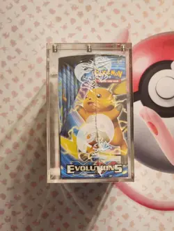 Pokemon TCG XY Evolutions Booster Box Factory Sealed 36 Packs 2016 w/ Acrylic!!! - Image 2