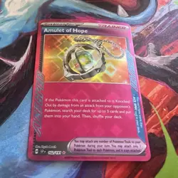 Pokemon Amulet of Hope 162/191 Sv08: Surging Sparks Ace SPEC Rare Holo - Image 1