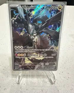 Pokemon N's Zekrom MEP EN Promo Holo 031 130 HP Shred Rampaging Thunder - Image 1