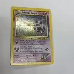 Pokemon Gym Heroes Unlimited Sabrina's Gengar 14/132 Holo Rare - Image 4