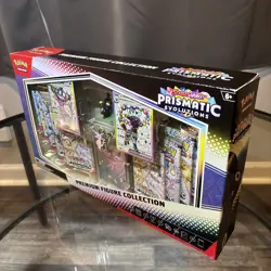 POKEMON SCARLET & VIOLET PRISMATIC EVOLUTIONS PREMIUM FIGURE COLLECTION BOX NEW - Image 4