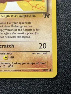 Pokemon Diglett 52/82 1st Edition Team Rocket Common LP / MP - Image 4
