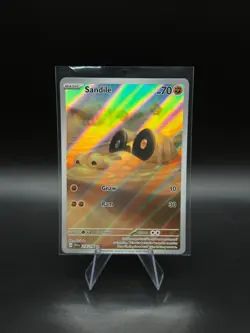 Sandile - 216/198 - Illustration Rare - Scarlet & Violet Base - Pokemon - NM - Image 1
