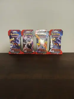 Pokemon TCG Destined Rivals Sleeved Booster Pack BUNDLE SET (4 PACKS) NEW SEALED - Image 4