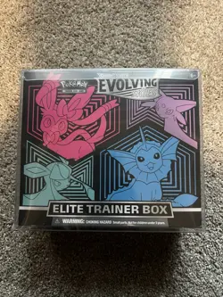 Pokemon Sword & Shield Evolving Skies Elite Trainer Box English Sylveon Espeon - Image 1
