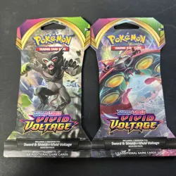 POKEMON SWSH04 VIVID VOLTAGE SLEEVED BOOSTER PACKS 1 for 10 or both for 20 - Image 1