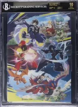 2023 POKEMON CENTER PENCIL BOARD JOURNEY IN PALDEA BGS 10 BLACK LABEL - Image 1
