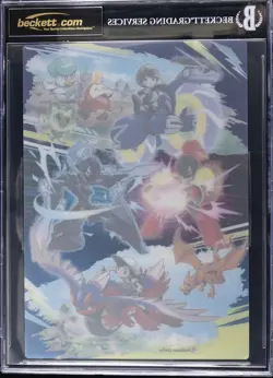 2023 POKEMON CENTER PENCIL BOARD JOURNEY IN PALDEA BGS 10 BLACK LABEL - Image 2