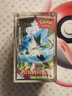 Pokemon Paldea Evolved Factory Sealed Booster Box w/ Acrylic!!! - Image 2