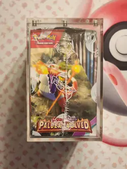 Pokemon Paldea Evolved Factory Sealed Booster Box w/ Acrylic!!! - Image 4