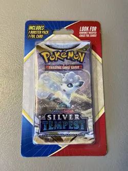 Pokemon TCG Silver Tempest Booster Pack + Foil Blister Pack Factory Sealed New - Image 1