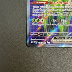 Iron Leaves ex 186/162 Ultra Rare SV05: Temporal Forces Pokemon NM - Image 2