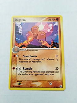 Pokemon TCG Dugtrio EX FireRed & LeafGreen 22 Regular Rare - Uncirculated - Image 1