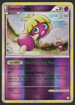 Pokemon Smoochum 30/123 Reverse Holo Rare HeartGold SoulSilver - Image 1