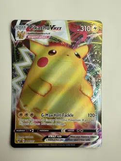 Pokemon TCG Pikachu VMAX Vivid Voltage 044/185 Regular Ultra Rare - Image 1