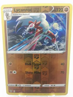 Lycanroc 095/185 Pokemon TCG Vivid Voltage Reverse Holo LP/NM - Image 1