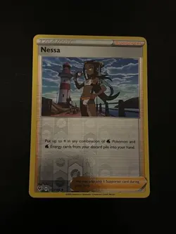 Pokemon TCG Nessa 157/185 Reverse Holo Trainer Vivid Voltage NM-Mint - Image 1