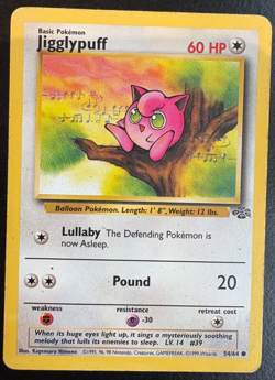 Pokemon TCG Jigglypuff Jungle 54/64 Regular MP - Image 1