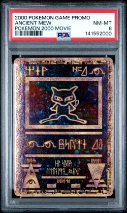 PSA 8 Ancient Mew Pokemon 2000 Movie Pokemon Game Movie - Image 1