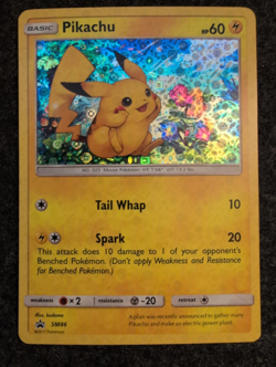 Pokemon TCG Pikachu SM86 Promo - NM - Image 1