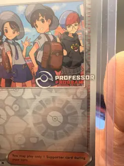 Pokemon TCG “Friends In Paldea” 109/131 Professor Program TOP 4 Promo Stamp - Image 2