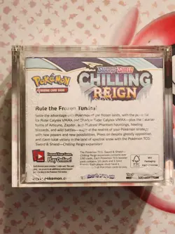 Chilling Reign Booster Box W/ Acrylic - Factory Sealed - Pokemon TCG SWSH 820650818462 - Image 3