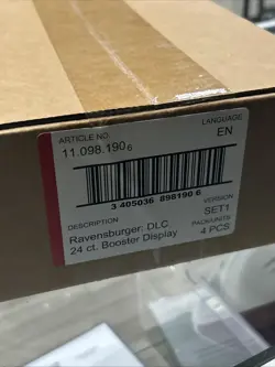 SEALED FULL CASE Disney Lorcana: The First Chapter Booster Box - 24 Packs !!! - Image 1