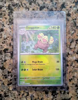 ✨CRAZY Texture Shift ERROR Pokemon Card Exeggutor Pokeball Prismatic Evolutions✨ - Image 2