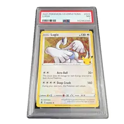 2021 Pokemon Celebrations #22 Lugia Holo PSA 7 Card - Image 1
