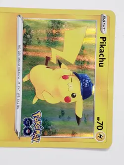HOLO Pikachu 028/078 NM / M - RARE Pokemon GO TCG Card - Narumi Sato Art - Image 2