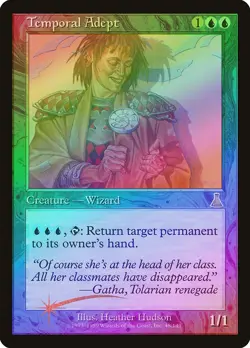 Temporal Adept FOIL Urza's Destiny PLD Blue Rare MAGIC MTG CARD ABUGames - Image 1